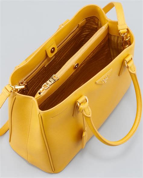 prada handbags yellow|Prada purse yellow.